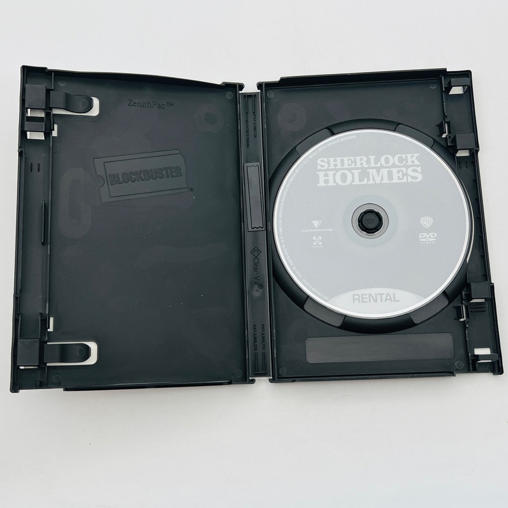 Sherlock Holmes DVD 2009 Robert Downey Jr Jude Law Blockbuster Rental Edition - Picture 4 of 4